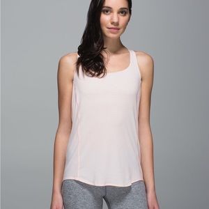 Light Pink and Black Cheetah Print Open Back Lululemon Top